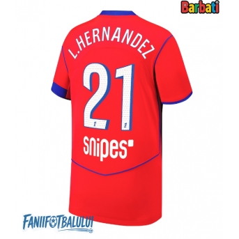 Paris Saint-Germain Lucas Hernandez #21 Tricou Fotbal Replică 2025-26 Barbati Treilea